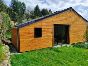 Isolation exterieure bardage bois douglas